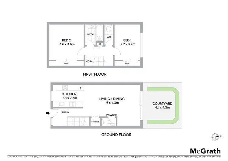 Floorplan of Homely townhouse listing, 20/77 Lindsay Street, East Toowoomba QLD 4350
