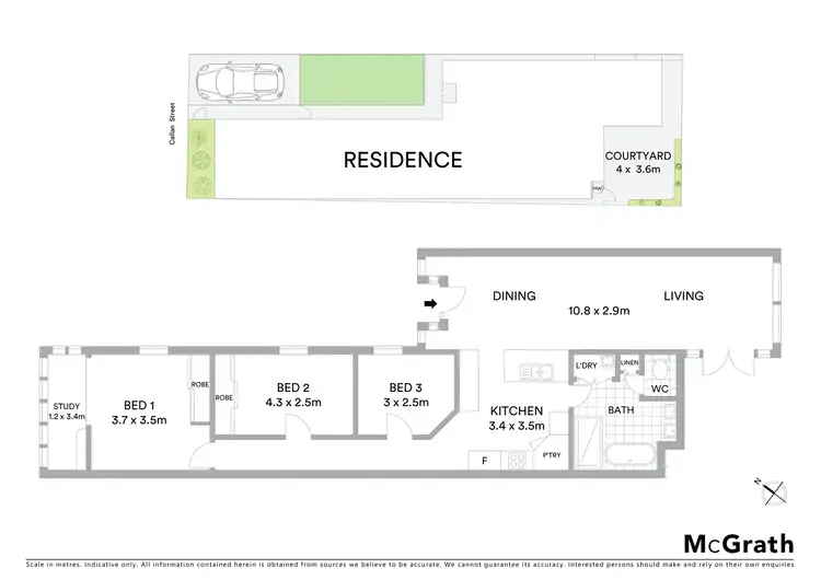 Floorplan of Homely house listing, 16 Callan Street, Rozelle NSW 2039