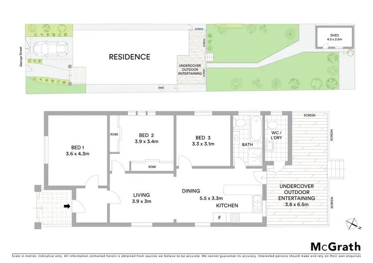 Floorplan of Homely house listing, 17 George Street, Bardwell Valley NSW 2207