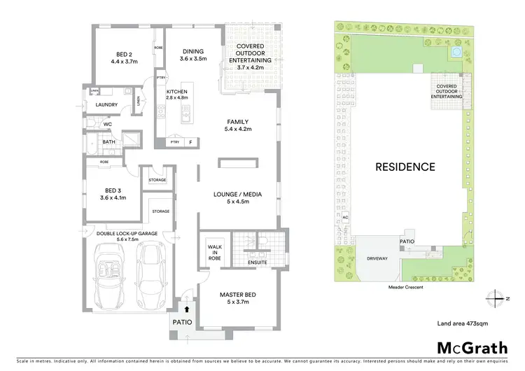 Floorplan of Homely house listing, 47 Meander Crescent, The Ponds NSW 2769