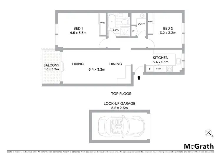 Floorplan of Homely unit listing, 7/2 Scenic Drive, Merewether NSW 2291