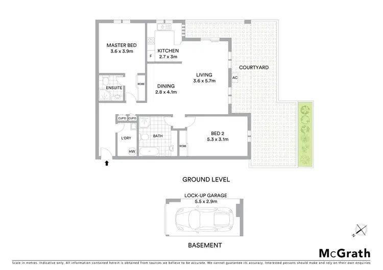 Floorplan of Homely apartment listing, 3/1 Beazley Street, Ryde NSW 2112