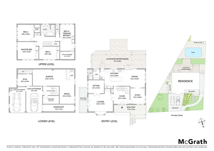 Floorplan of Homely house listing, 10 Korokan Road, Lilli Pilli NSW 2229