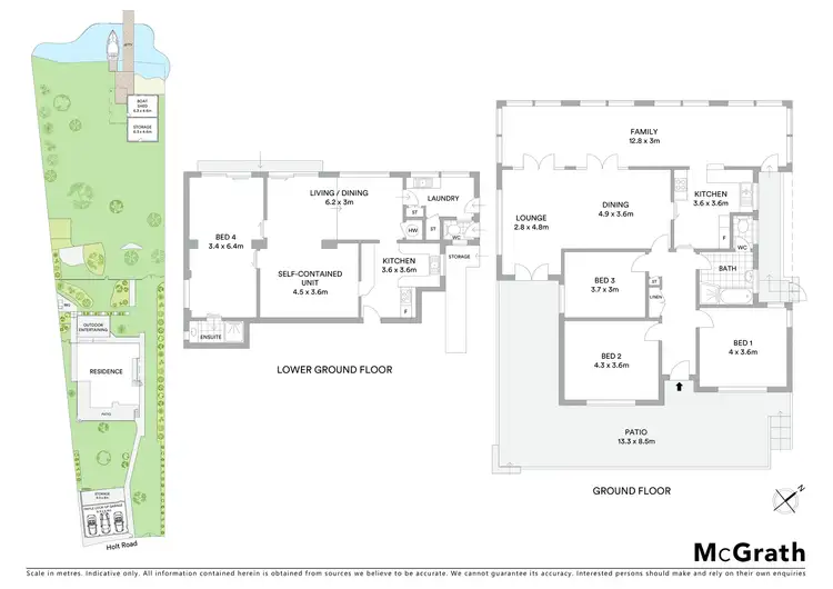 Floorplan of Homely house listing, 43 Holt Road, Taren Point NSW 2229