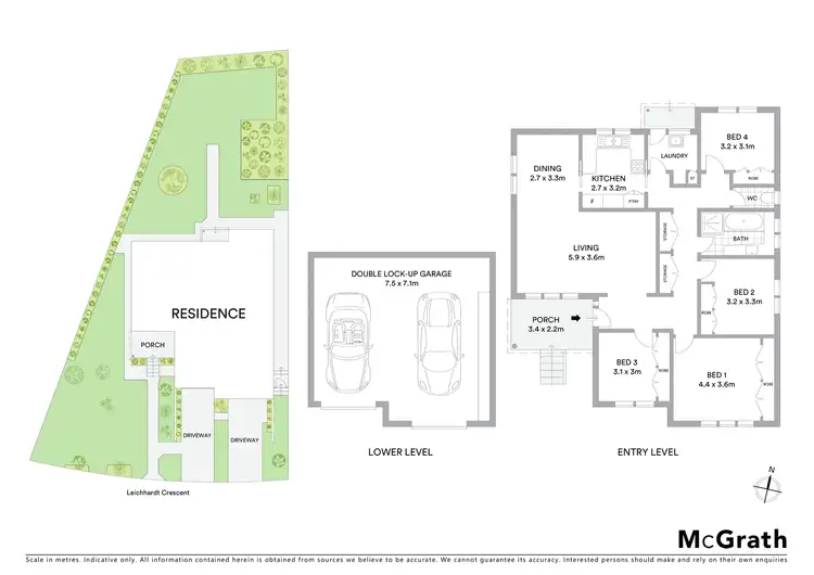 Floorplan of Homely house listing, 9 Leichhardt Crescent, Sylvania NSW 2224