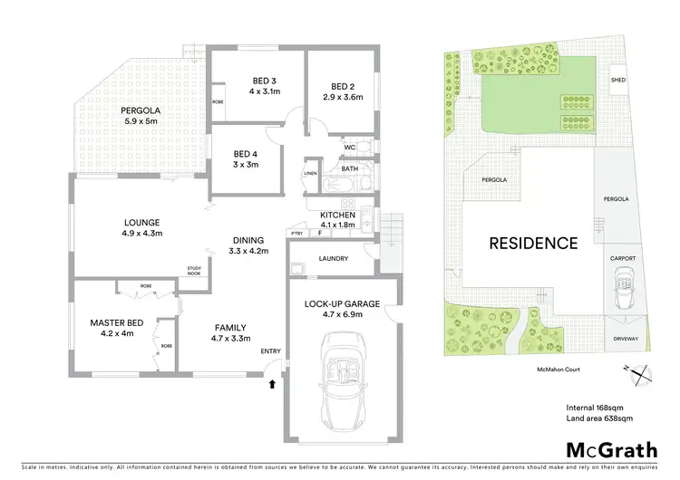 Floorplan of Homely house listing, 3 McMahon Court, Kambah ACT 2902