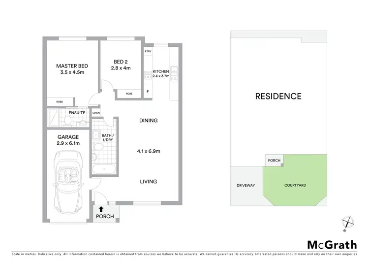 Floorplan of Homely villa listing, 19/7 Loveday Crescent, Casey ACT 2913