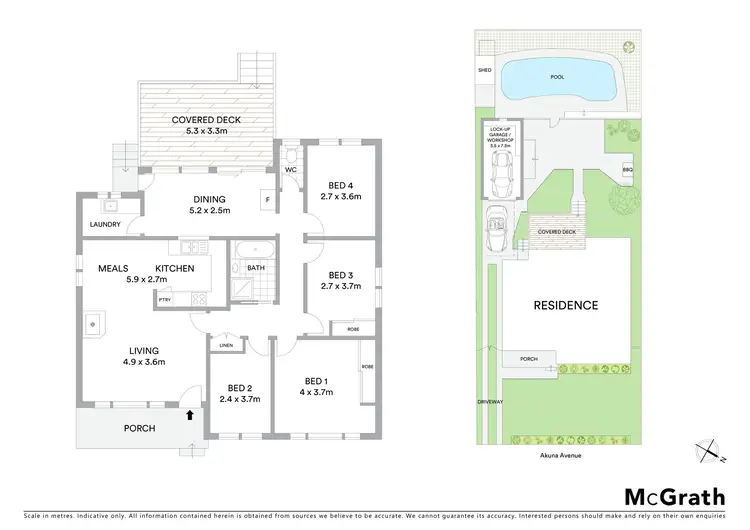 Floorplan of Homely house listing, 22 Akuna Avenue, Shortland NSW 2307