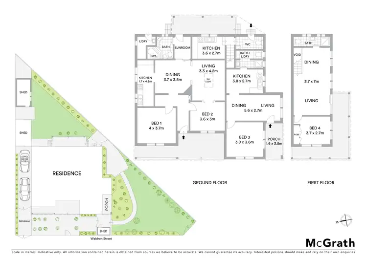 Floorplan of Homely house listing, 7 Waldron Street, Sandringham NSW 2219