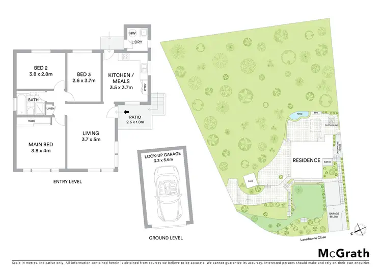 Floorplan of Homely house listing, 10 Lansdowne Close, Hornsby Heights NSW 2077