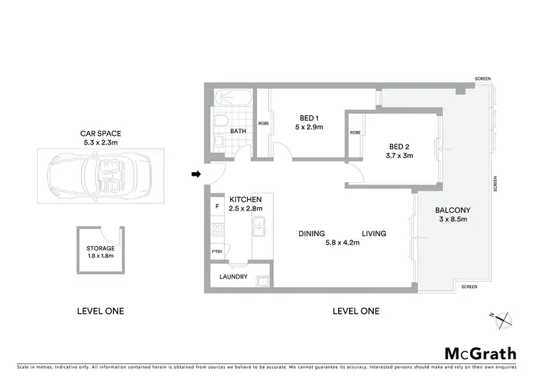 Floorplan of Homely apartment listing, 105/15 Chatham Road, West Ryde NSW 2114