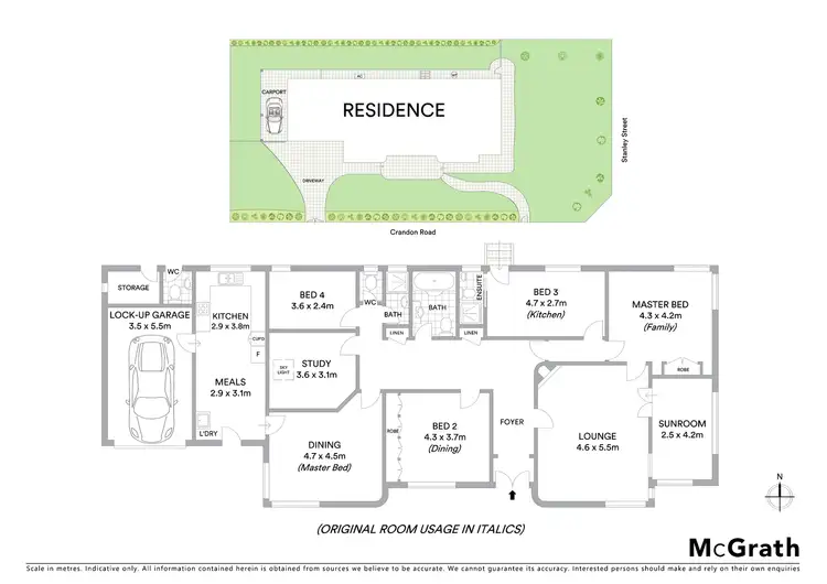 Floorplan of Homely house listing, 43 Crandon Road, Epping NSW 2121