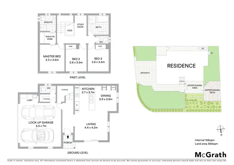 Floorplan of Homely townhouse listing, 1/33 Churnwood Drive, Fletcher NSW 2287