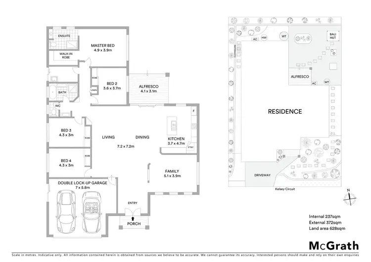 Floorplan of Homely house listing, 15 Kelsey Circuit, Nerang QLD 4211