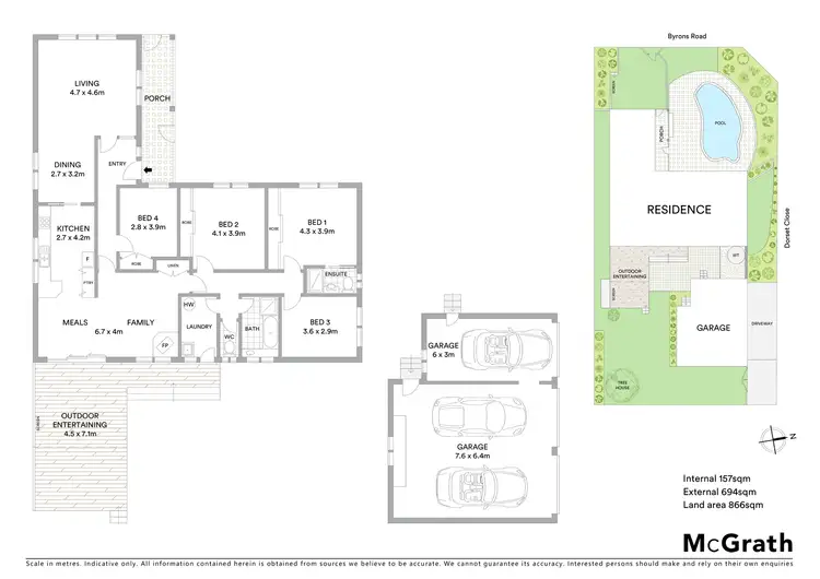 Floorplan of Homely house listing, 1 Dorset Close, Wamberal NSW 2260