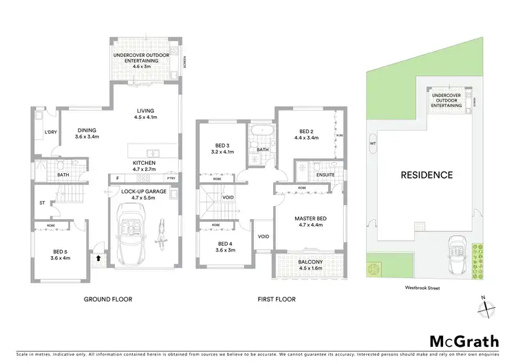 Floorplan of Homely house listing, 47 Westbrook Street, Beverly Hills NSW 2209