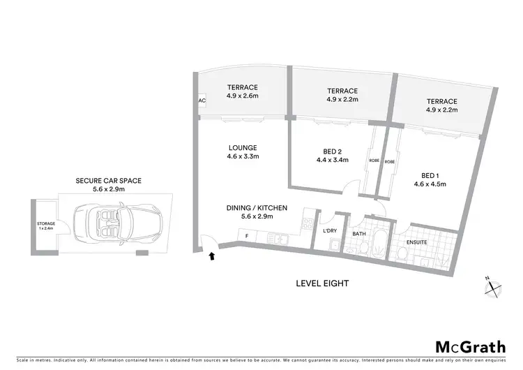 Floorplan of Homely apartment listing, 52/2A Brown Street, Ashfield NSW 2131