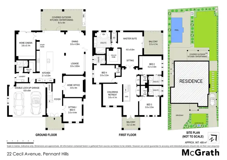 Floorplan of Homely house listing, 22 Cecil Avenue, Pennant Hills NSW 2120