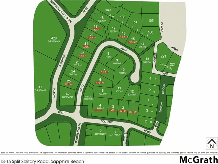 Floorplan of Homely land listing, Lot 23 Grandview Close, Sapphire Beach NSW 2450