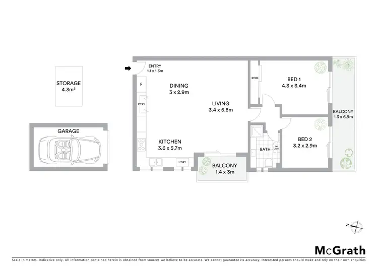 Floorplan of Homely apartment listing, 12/2 Forest Knoll Avenue, Bondi Beach NSW 2026