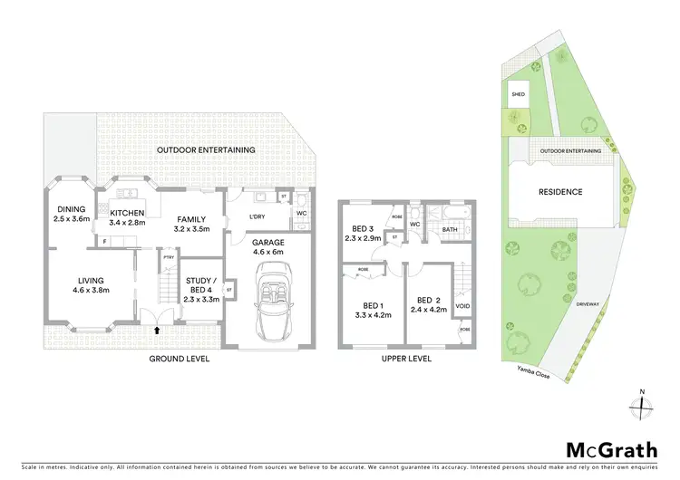 Floorplan of Homely house listing, 6 Yamba Close, Marsfield NSW 2122