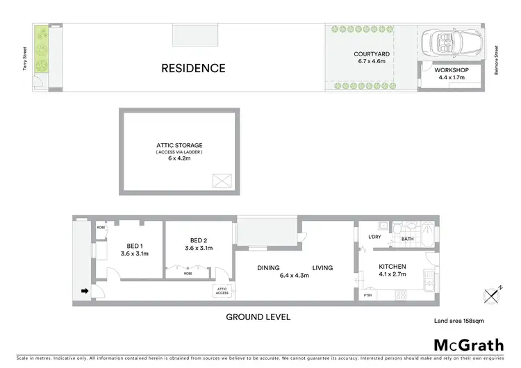 Floorplan of Homely house listing, 89 Terry Street, Tempe NSW 2044