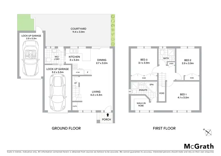 Floorplan of Homely townhouse listing, 3/20 Winsor Street, Merewether NSW 2291
