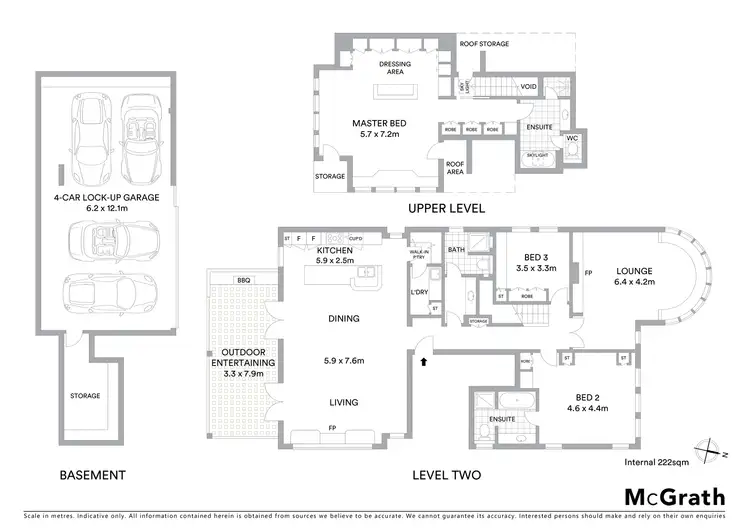 Floorplan of Homely apartment listing, 4/69 Mandolong Road, Mosman NSW 2088