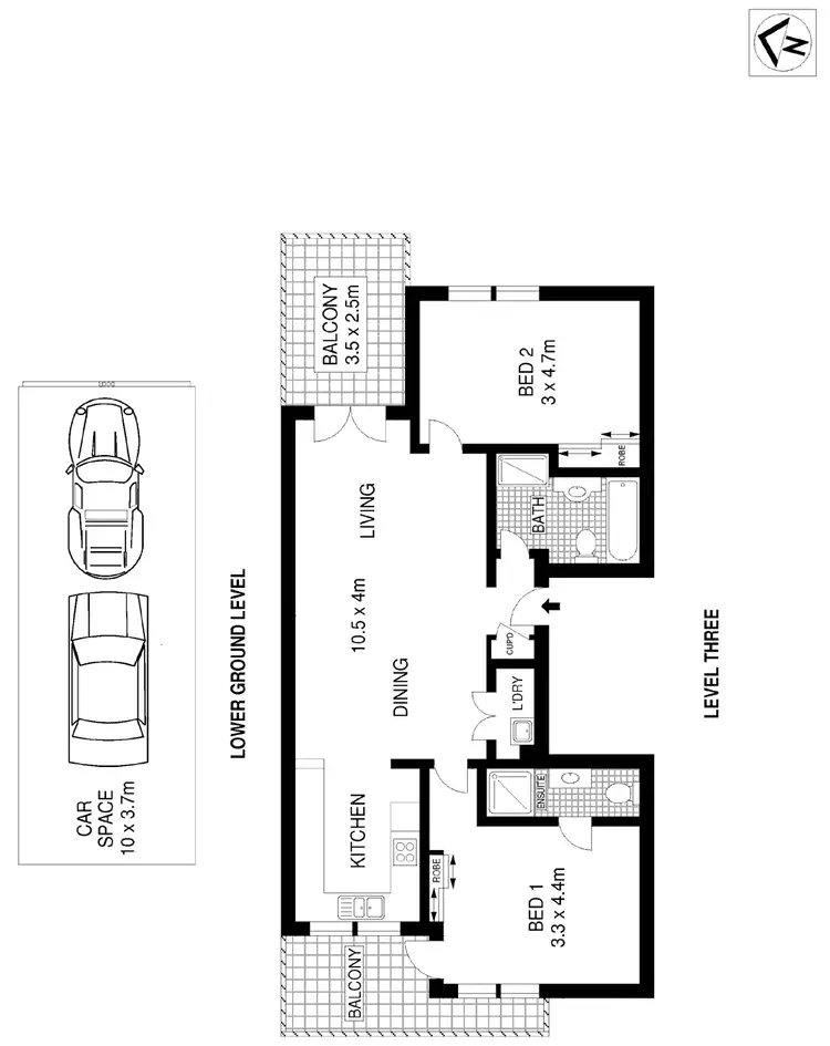 Floorplan of Homely apartment listing, 19/114 Pitt Street, Redfern NSW 2016