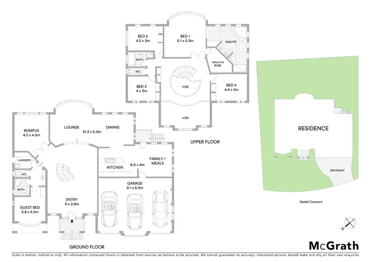 Floorplan of Homely house listing, 5 Gadali Crescent, Ngunnawal ACT 2913
