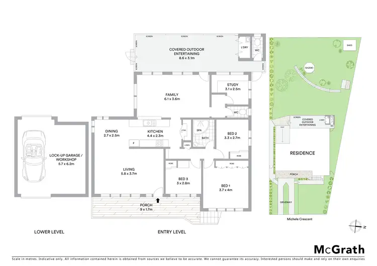 Floorplan of Homely house listing, 14 Michele Crescent, Glendale NSW 2285