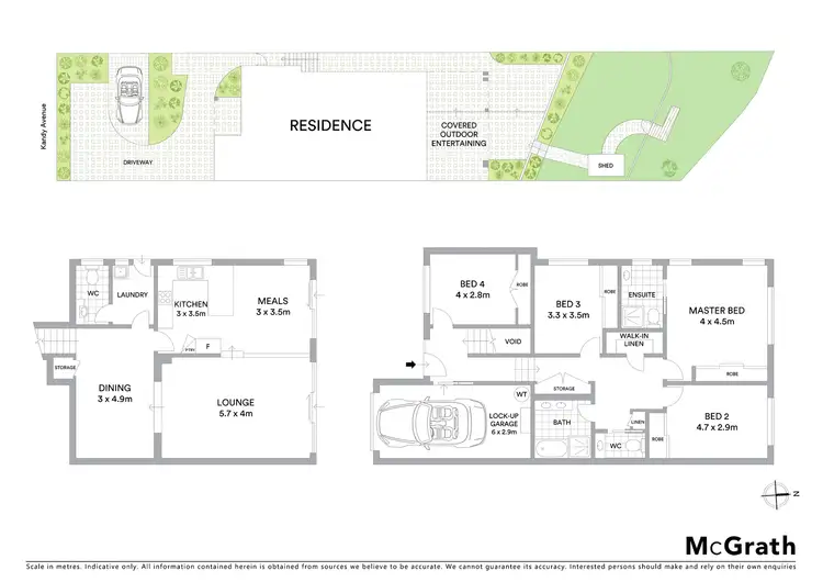 Floorplan of Homely semi-detached listing, 8A Kandy Avenue, Epping NSW 2121