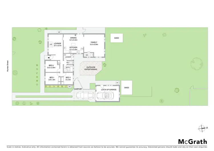 Floorplan of Homely house listing, 13 Hunter Street, Tahmoor NSW 2573