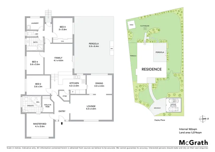 Floorplan of Homely house listing, 7 Cayley Place, Florey ACT 2615