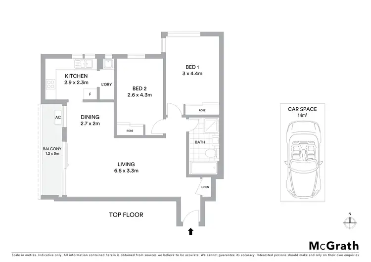 Floorplan of Homely apartment listing, 8D/4 Bligh Place, Randwick NSW 2031