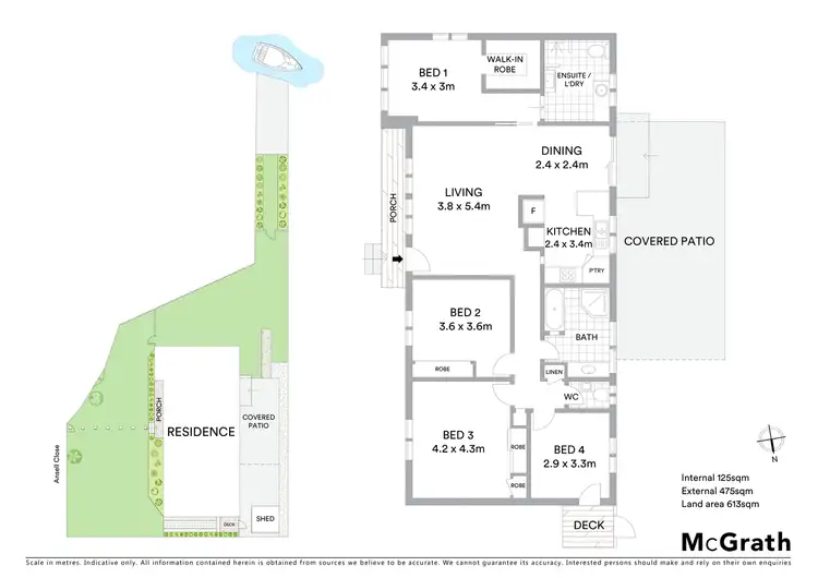 Floorplan of Homely house listing, 8 Ansell Close, Chittaway Point NSW 2261