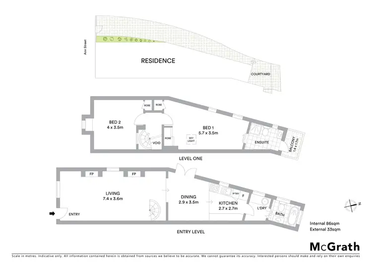 Floorplan of Homely house listing, 16 Ann Street, Surry Hills NSW 2010