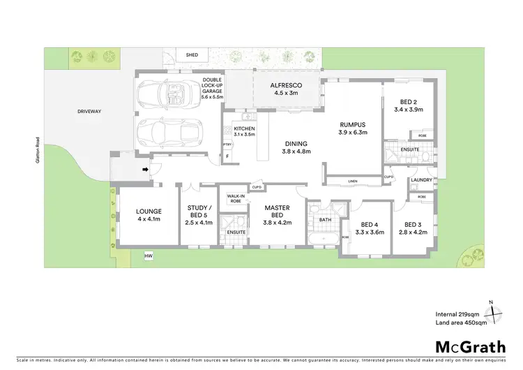 Floorplan of Homely house listing, 5 Glatton Road, Glenfield NSW 2167