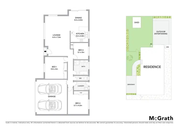 Floorplan of Homely house listing, 1/134 Oxford Street, Cambridge Park NSW 2747