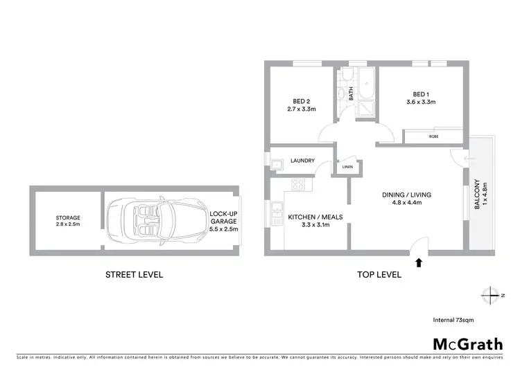Floorplan of Homely unit listing, 6/43 The Trongate, Granville NSW 2142