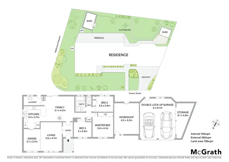 Floorplan of Homely house listing, 48 Casson Street, Richardson ACT 2905