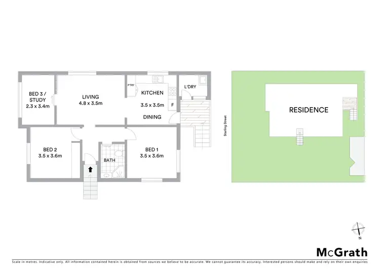 Floorplan of Homely house listing, 1A Starling Street, Warners Bay NSW 2282