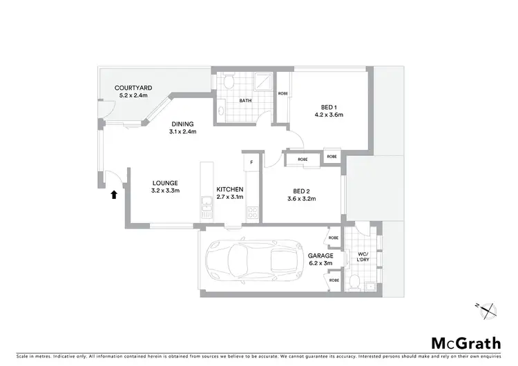 Floorplan of Homely villa listing, 4/81 Ocean Beach Road, Woy Woy NSW 2256