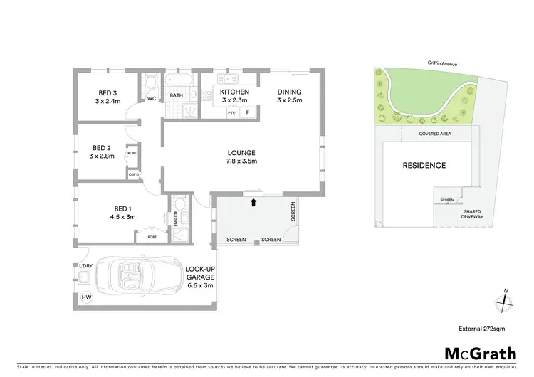 Floorplan of Homely villa listing, 1/24 Griffith Avenue, Coffs Harbour NSW 2450