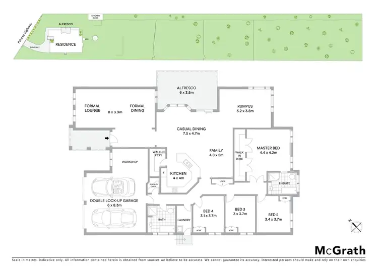 Floorplan of Homely rural property listing, 251 Princes Highway, Helensburgh NSW 2508
