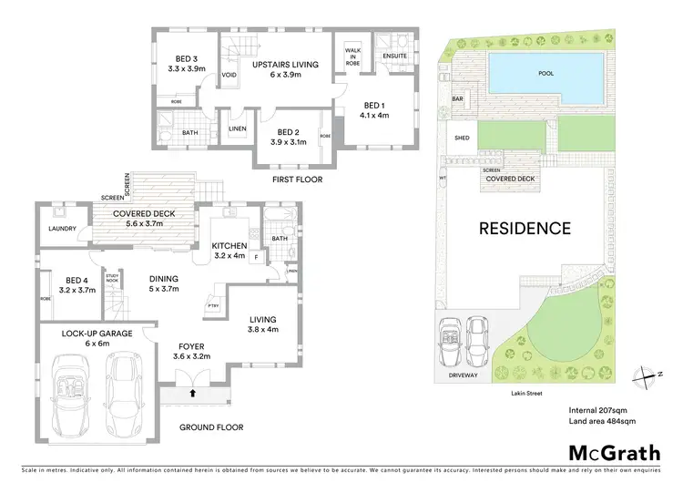 Floorplan of Homely house listing, 105 Lakin Street, Bateau Bay NSW 2261