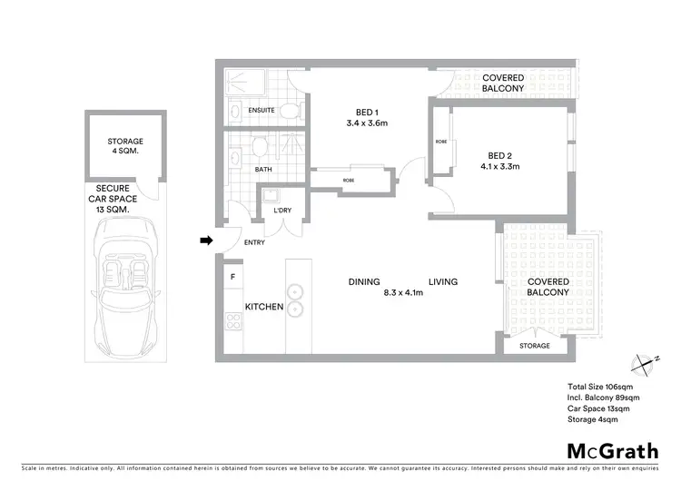 Floorplan of Homely apartment listing, 10/630 New Canterbury Road, Hurlstone Park NSW 2193