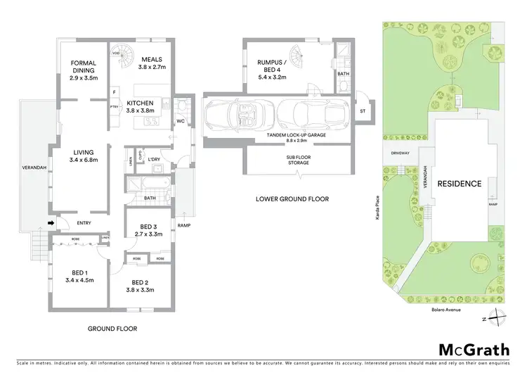 Floorplan of Homely house listing, 6 Bolaro Avenue, Gymea NSW 2227