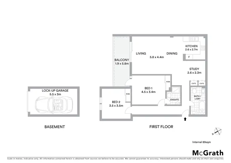 Floorplan of Homely apartment listing, 10/188 South Parade, Auburn NSW 2144