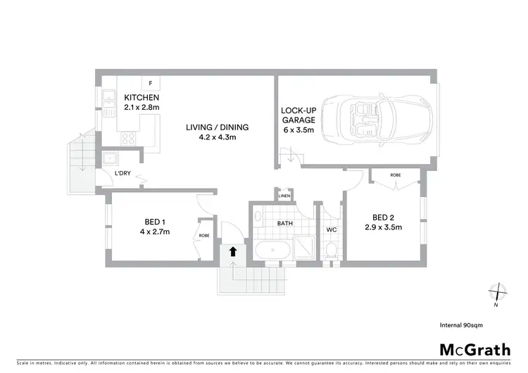 Floorplan of Homely townhouse listing, 11/280 Terrigal Drive, Terrigal NSW 2260